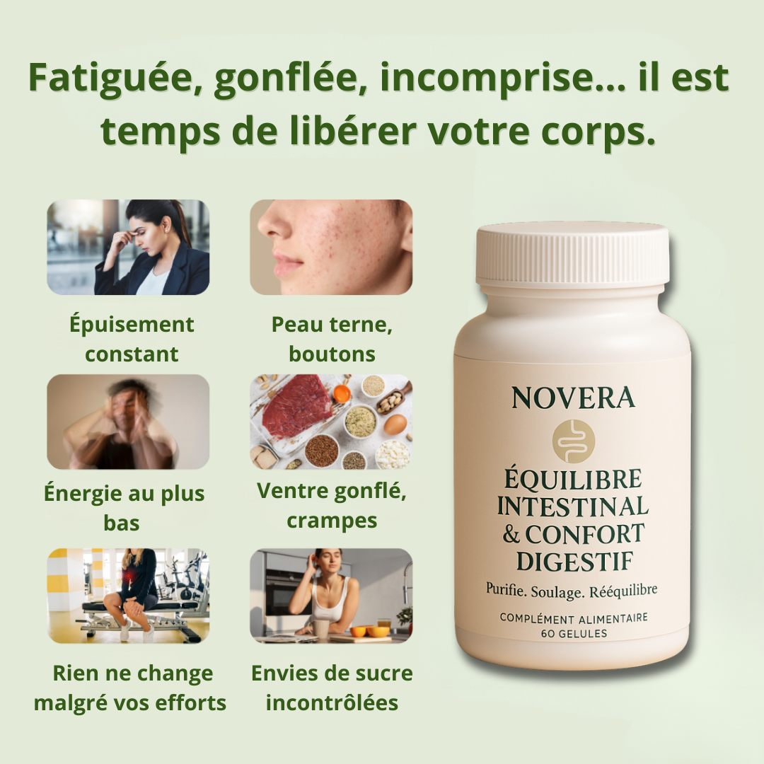 Novera – Cure naturelle qui élimine les toxines, apaise la digestion et libère un ventre plus léger.